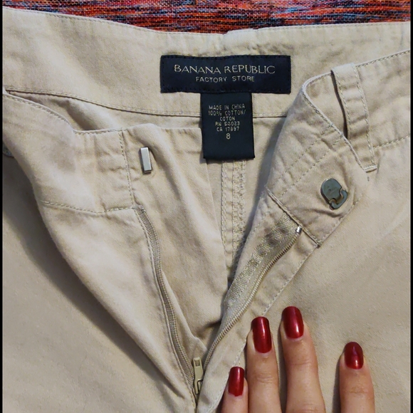 Banana Republic, tan, capris - Picture 6 of 6